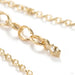 Bird's Nest Lynx Chain in 14k Yellow Gold with White Sapphire from Pupil Hall charm detail