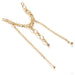 Bird's Nest Lynx Chain in 14k Yellow Gold with White Sapphire Right Orientation from Pupil Hall