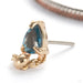 Bitty 1000 Percent Press-fit End in 14k Yellow Gold with London Blue Topaz from Pupil Hall