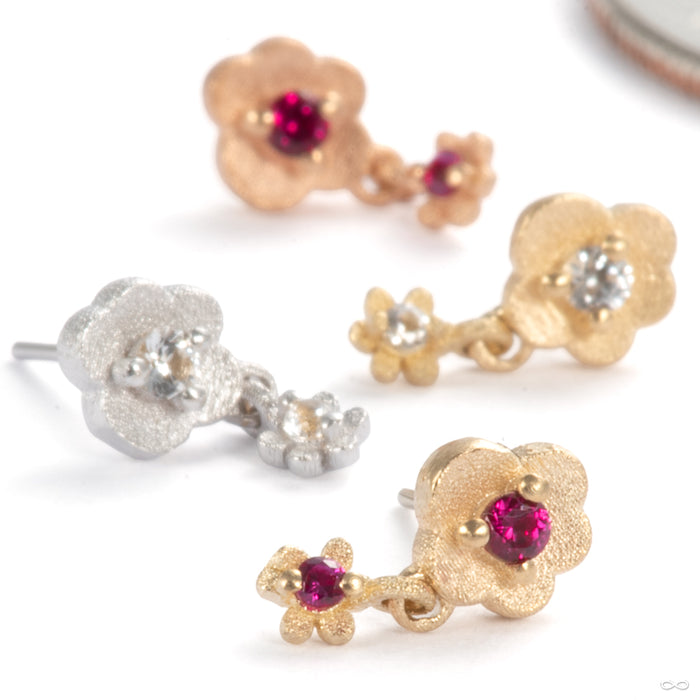 Bitty Oopsie Daisy Press-fit End in Gold from Pupil Hall in assorted materials