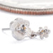 Bitty Oopsie Daisy Press-fit End in 14k White Gold with White Sapphire from Pupil Hall