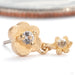 Bitty Oopsie Daisy Press-fit End in 14k Yellow Gold with White Sapphire from Pupil Hall