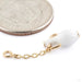 Bloom Keeper Charm in Gold from Pupil Hall with white enamel