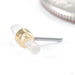 Bound by Love Press-fit End in Gold from Quetzalli yellow gold clear quartz small