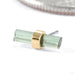 Bound by Love Press-fit End in Gold from Quetzalli yellow gold green tourmaline small
