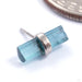 Bound by Love Press-fit End in 14k White Gold with Blue Tourmaline Medium from Quetzalli