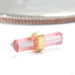 Bound by Love Press-fit End in Gold from Quetzalli with pink tourmaline