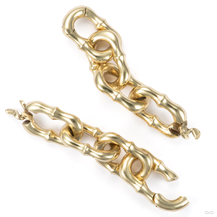 Break The Chains in Brass from Symmetry Body Jewelry open