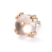 Cab Prong Press-fit End in 14k Rose Gold with Rose Quartz from BVLA