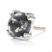 Cab Prong Press-fit End in Gold from BVLA with white gold and pyrite