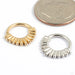 Capsule Seam Ring in Gold from Tawapa in various sizes and materials