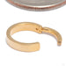 Cassiopea Null Clicker in Yellow Gold from Auris Jewellery open detail
