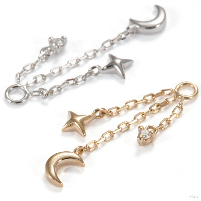 Cassiopeia Charm in Gold from Modern Mood group