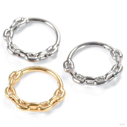 Chain Link Clicker in Titanium from Tawapa in various materials