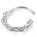 Chain Link Clicker in Titanium from Tawapa high polish detail