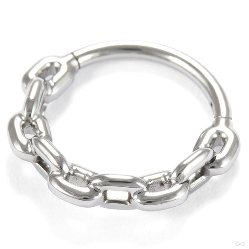 Chain Link Clicker in Titanium from Tawapa high polish