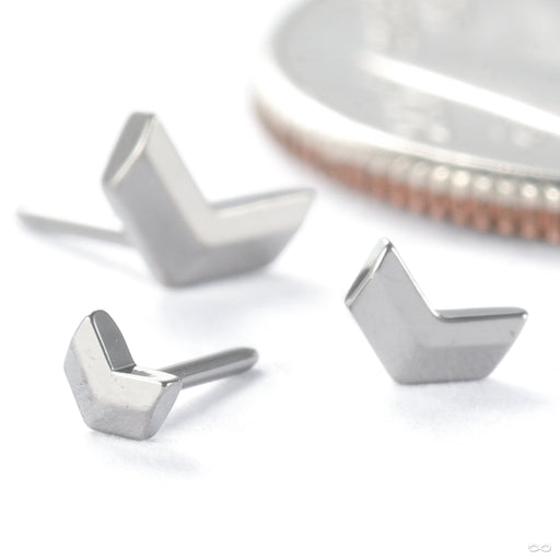 Chevron Press-fit End in Titanium from NeoMetal in various sizes