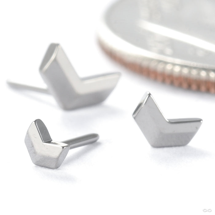 Chevron Press-fit End in Titanium from NeoMetal in various sizes