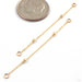 Chime Chain in Gold from Quetzalli in various lengths