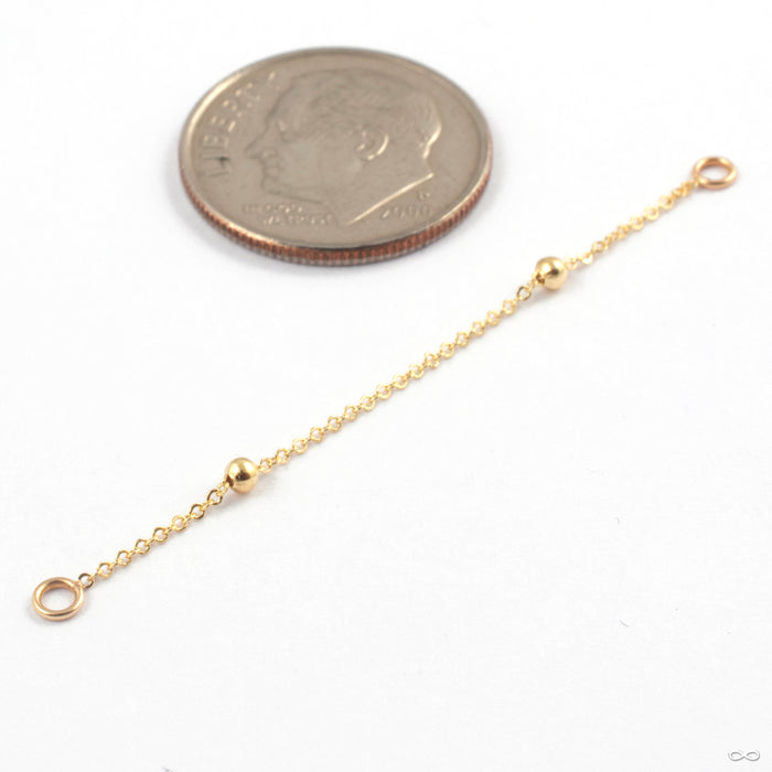 Chime Chain in Gold from Quetzalli in yellow gold