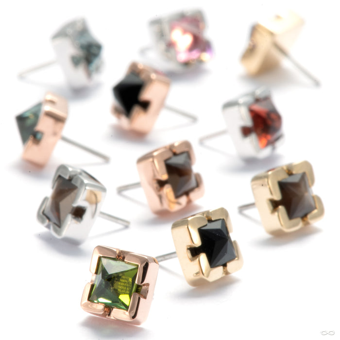 Chroma Press-fit End in Gold from Tether Jewelry in assorted materials