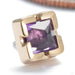 Chroma Press-fit End in 14k Yellow Gold with Amethyst from Tether Jewelry