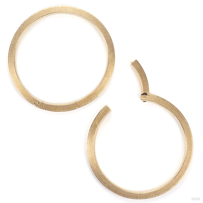 Cipher Weights in Yellow Gold from Tether Jewelry open