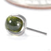 Claw-set Stone Press-fit End in Titanium from People's Jewelry in peridot