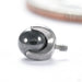 Claw-set Stone Threaded End with Hematite in Titanium 3mm from People’s Jewelry