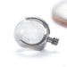 Claw-set Stone Threaded End with Rainbow Moonstone in Titanium 4mm from People’s Jewelry