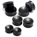 Concave Black Obsidian Plugs from Diablo Organics in assorted sizes