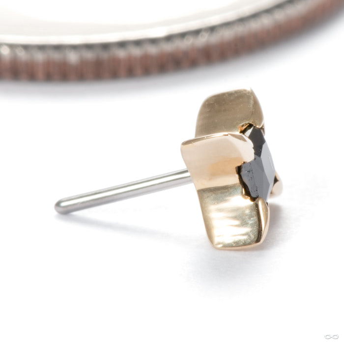 Corvin Press-fit End in Gold from Junipurr Jewelry