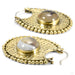Coven Earrings from Oracle with Montana agate cabochons