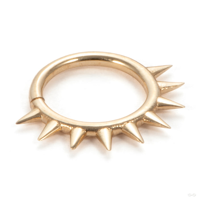 Crass Seam Ring in 14k Yellow Gold from Tawapa