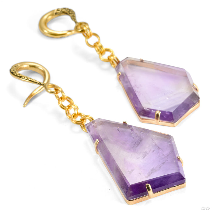 Crossovers with Amethyst Dangles from Oracle