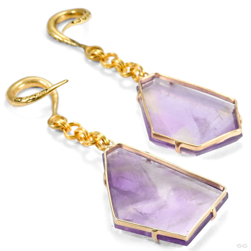 Crossovers with Amethyst Dangles from Oracle