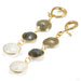 Crossovers in Brass with Golden Sapphire, Labradorite, & Moonstone from Oracle