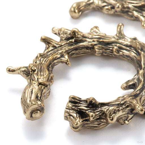 Crown of Gold in Brass from Queen of the Ashes Jewelry open