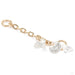 Cry Baby Charm in 14k Yellow Gold with Clear CZ from Ember Body Jewelry