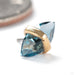 Crystalized Press-fit End in 14k Rose Gold with London Blue Topaz from Pupil Hall