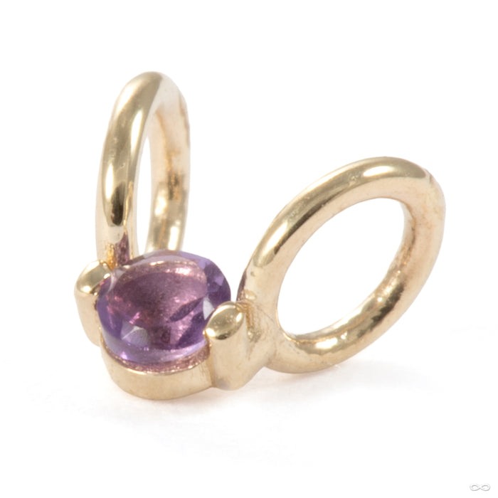 Curious Slip in 14k Yellow Gold with Amethyst from Pupil Hall