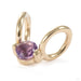 Curious Slip in 14k Yellow Gold with Amethyst from Pupil Hall
