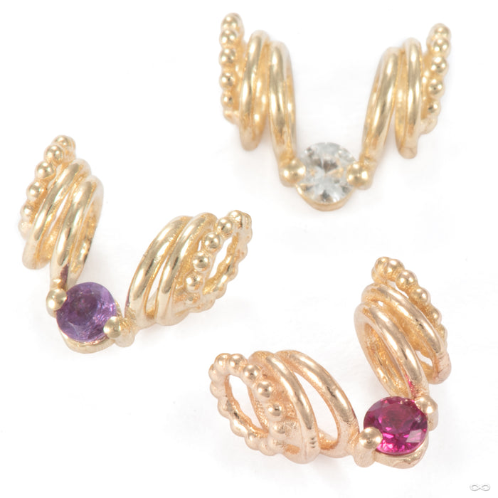 Curiouser Slip in Gold from Pupil Hall in assorted materials