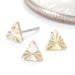Cut Triangle Press-fit End in Gold from Seasons Handmade in a group