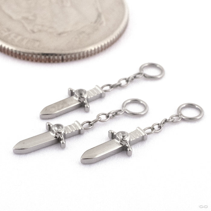 Dagger Charm in Titanium from Diablo Organics group photo