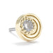 Diamond Calamity Press-fit End in Gold from Seasons Handmade with diamond