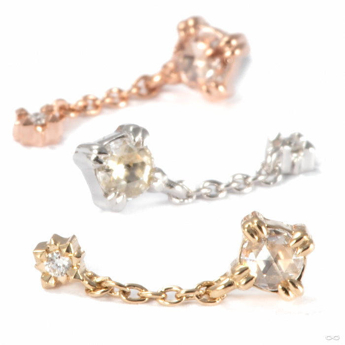 Divine Press-fit End in Gold from Tether Jewelry in assorted materials