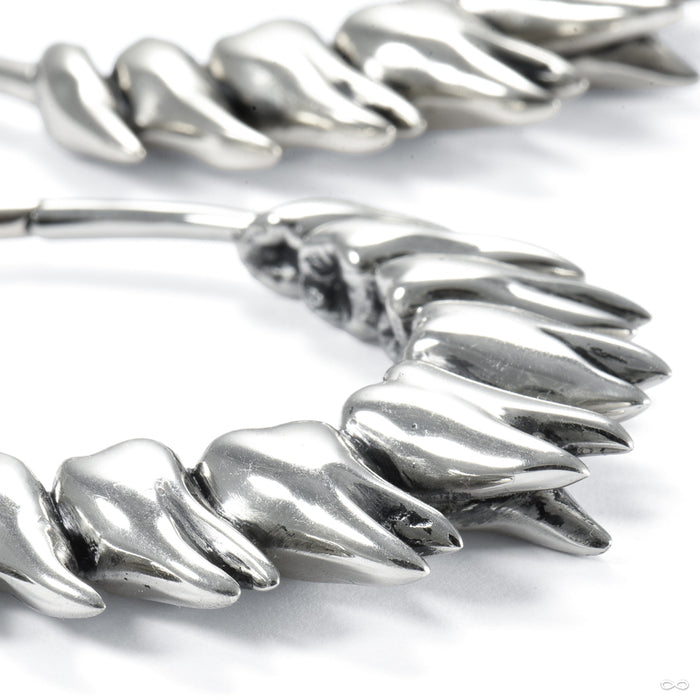 Don't Tell Mama from Queen of the Ashes Jewelry in white brass