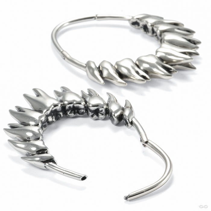 Don't Tell Mama from Queen of the Ashes Jewelry in white brass