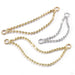 Double Beaded Lynx Chain in Gold from Pupil Hall in assorted materials